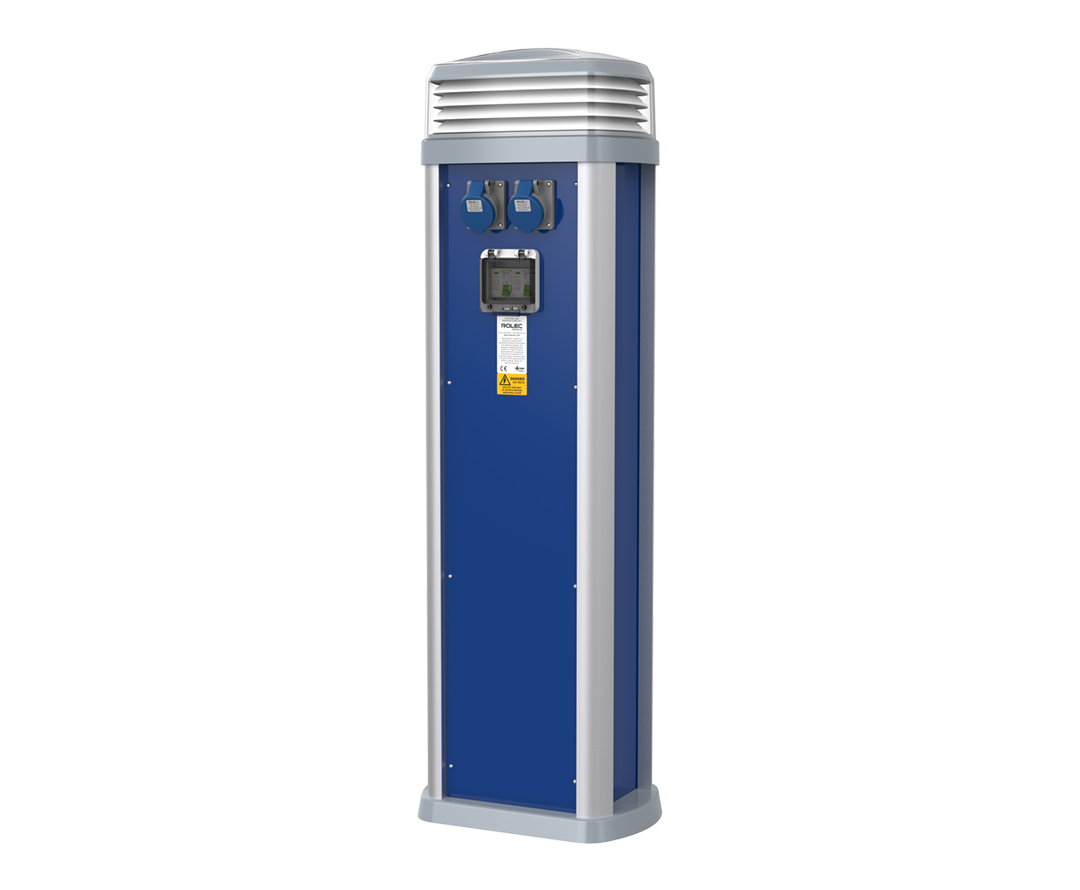 Rolec Marina Quantum Pedestal / 2 way / 2 X 16amp / 750mm